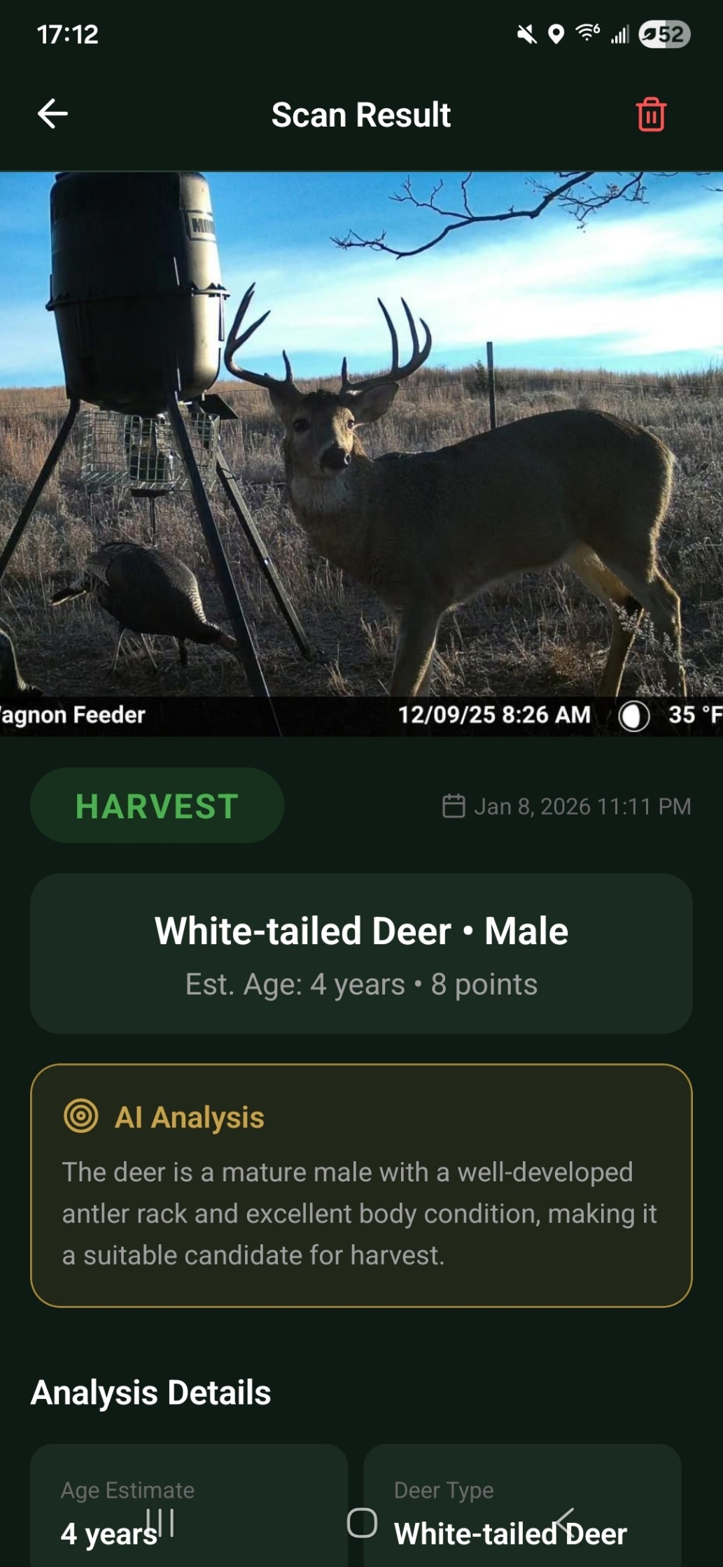 Iron Stag scan result